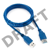 Кабель Gembird PRO CCP-USB3-AMAF-6, USB 3.0 кабель удлинительный 1.8м AM/AF  позол. контакты, пакет 