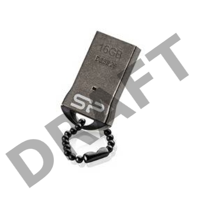 Флеш Диск Silicon Power 16Gb Touch T01 SP016GBUF2T01V1K USB2.0 черный/серебристый