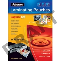 Пленка для ламинирования Fellowes 125мкм A7 (100шт) глянцевая 75x105мм CRC-53069 (FS-53069)