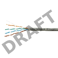Кабель SkyNet Premium UTP indoor 4x2x0,51, медный, FLUKE TEST, кат.5e, однож., 100 м, box, серый