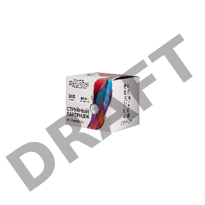 Набор струйных картриджей Sakura ZA94AE (№305 Black / Tri-colour) для HP, черный + триколор, 10,6/11,6 мл., 240/200 к.