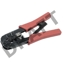 Инструмент обжим ITK TM1-B11H  для RJ-45,12,11 с  x рап. ме x . сине-оранж