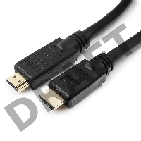 Кабель HDMI Cablexpert CC-HDMI4-30M, 30м, v1.4, 19M/19M, черный, позол.разъемы, экран, однонаправленный, пакет