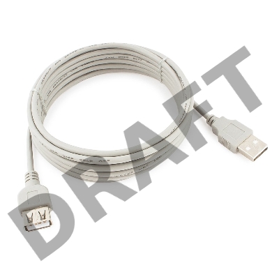 Кабель Gembird CC-USB2-AMAF-10 USB 2.0 кабель удлинительный 3.0м AM/AF , пакет 
