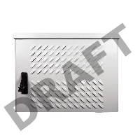 Шкаф настенный ЦМО ШТВ-Н-6.6.3-4ААА 6U 600x330мм пер.дв.стал.лист несъемные бок.пан. 57кг серый