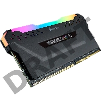 Память оперативная Corsair DDR4, 3600MHz 32GB 4x8GB DIMM, Unbuffered, 18-22-22-42, XMP 2.0, VENGEANCE RGB PRO Heatspreader, RGB LED, 1.35V