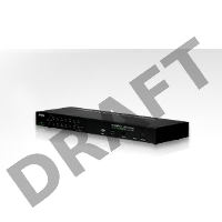 Переключатель KVM ATEN CS1716i-AT-G 16-портовый PS/2-USB KVM Over the NET переключатель c доступом c локального и удаленых рабочих мест.