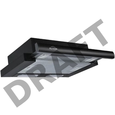 Вытяжка встраиваемая Elikor Интегра 50П-400-В2Л черный управление: кнопочное (1 мотор)