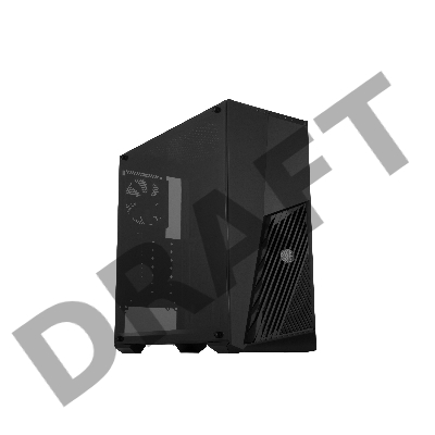 Корпус без БП Cooler Master MasterBox K501L, 1xUSB3.0, 1xUSB2.0, 1x120 Fan,  1x120 Red Led Fan, w/o PSU, Black, ATX