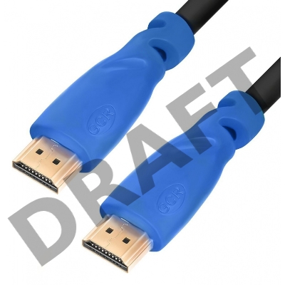Кабель HDMI Ver.1.4 Red jack HDMI19 (m)/HDMI19 (m) 3м феррит.кольца Позолоченные контакты