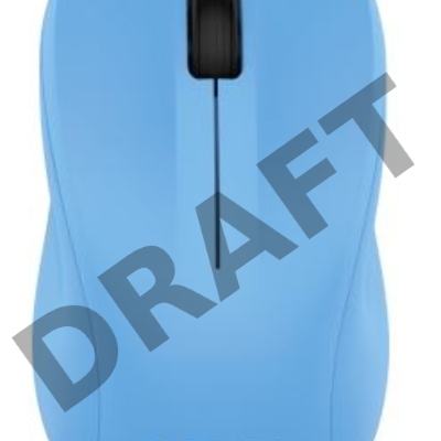 CBR CM 410 Blue, Мышь беспроводная, оптика, 2.4 ГГц, 1000 dpi, 3 кнопки и колесо прокрутки, выключатель питания