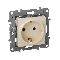 Розетка 2К+З винты, сл. кост..