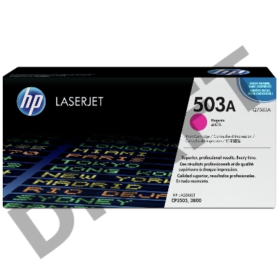 Расходные материалы HP Q7583A Картридж ,Magenta{Color LaserJet P2014/3800, Magenta, (6000стр.)}