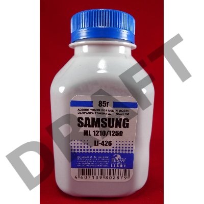 Тонер SAMSUNG ML-1210/1520/1610/40/60/1710/2010/216x/SCX-4x00/3x00 (фл, 85г) B&W Light фас России