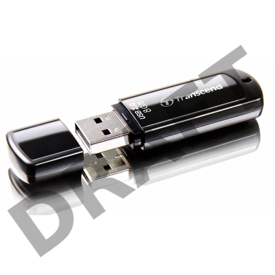 Флеш Диск Transcend 8Gb Jetflash 350 TS8GJF350 USB2.0 черный