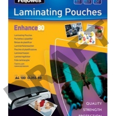 Пленка для ламинирования Fellowes 80мкм A5 (100шт) глянцевая 154x216мм CRC-53060 (FS-53060)