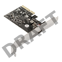 Контроллер ExeGate EXE-321 EX293839RUS (PCI-E x4 v3.0, 20Gbps (USB3.2 GEN2x2) Type-C ext., ASMedia Chipset ASM3242)