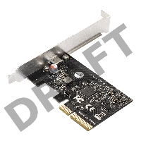 Контроллер ExeGate EXE-321 EX293839RUS (PCI-E x4 v3.0, 20Gbps (USB3.2 GEN2x2) Type-C ext., ASMedia Chipset ASM3242)