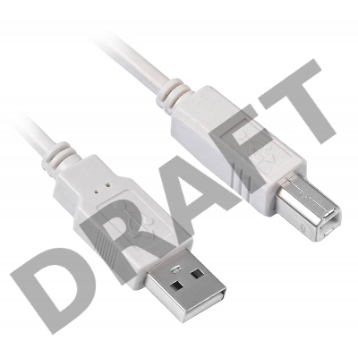 Кабель USB2.0 Buro USB A (m)/USB B (m) 5м феррит.кольца