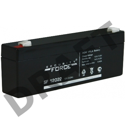 Батарея Security Force SF 12022 (12V 2.2Ah)