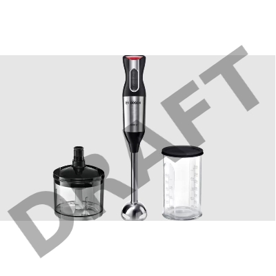 Погружной блендер BOSCH MS6CM6120 ErgoMixx Style, 1000Вт