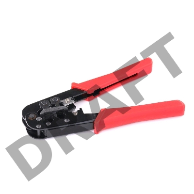 Монтажный инcтрумент Gembird T-568 Универсальные клещи для обжима и разделки кабеля RJ-11 (6p4c/6p2c), RJ-12 (6p6c), RJ-45 (8p8c) 