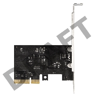 Контроллер ExeGate EXE-321 EX293839RUS (PCI-E x4 v3.0, 20Gbps (USB3.2 GEN2x2) Type-C ext., ASMedia Chipset ASM3242)