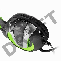 Гарнитура игровая CROWN CMGH-3002 Black&green