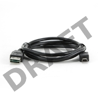 Кабель USB 2.0 Gembird/Cablexpert, мультиразъем USB, AM/miniB 5P, 1м, пакет  CC-5PUSB2D-1M 