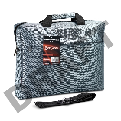 Сумка ExeGate EX205136RUS Start  S15 Grey, серая, полиэстер, для ноутбуков до 15.6