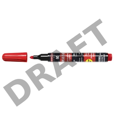 Маркер перманентный Stanger M235 712002 круглый пиш. наконечник 1-3мм красный