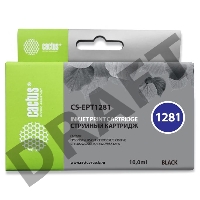 Картридж струйный Cactus CS-EPT1281 черный для Epson Stylus S22/SX125/SX420/SX425 (10ml)