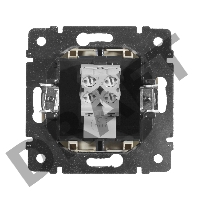 Розетка телефонная Valena RJ11 4 контакта 1 коннектор (слоновая кость)  Legrand 774338