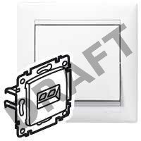 Компьютерная розетка, белая RJ45 5 кат Legrand Valena 774238