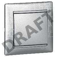 Выключатель, алюм. Valena 