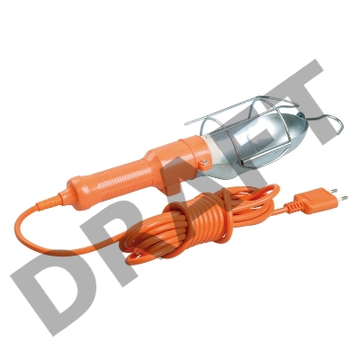 Светильник переносной УП-1P пл. вил. с выкл. 2Р 5м ИЭК WSP20-05-K09