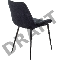 Стул для кухни Бюрократ KF-6_2 комплект 2шт черный Light 20 металл черный на ножках (KF-6/LT20_2)