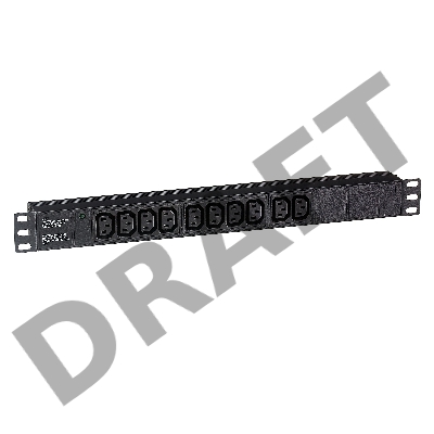 Блок розеток горизонтальный ExeGate ServerPro PDU-19H003 Al-10C13-C14, 19 Блок розеток горизонтальный ExeGate ServerPro PDU-19H003 Al-10C13-C14, 19