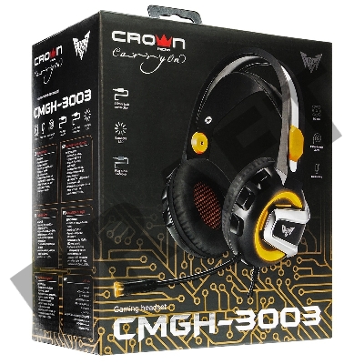 Гарнитура игровая CROWN CMGH-3003 Black&orange