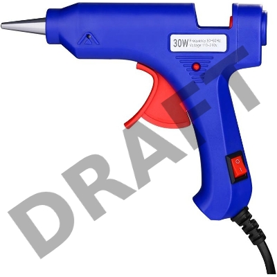 Клеевой пистолет Deko DKGG30 30Вт SET4 30Вт 5гр/мин стерж.:7мм