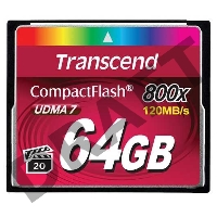 Флеш карта CF 64GB Transcend, 800X