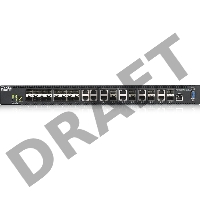 Коммутатор Zyxel XS3800-28 L2+ switch , 4xRJ-45: 1 / 2.5 / 5 / 10G, 8xCombo (SFP: 1 / 10G, RJ-45: 1 / 2.5 / 5 / 10G), 16xSFP +
