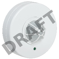 Детектор движения ДД 024 1100Вт угол. обз. 360град. IP33 бел. ИЭК LDD11-024-1100-001