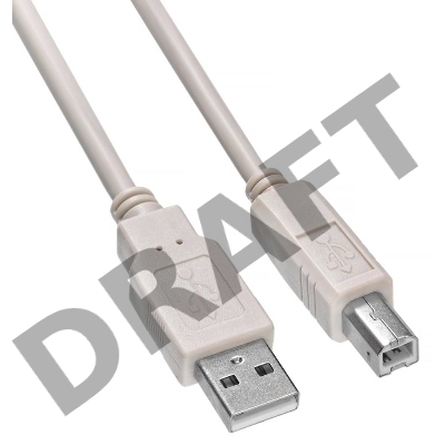 Кабель Buro  Кабель USB2.0-AM/BM  (1.8м) Медь (817258)