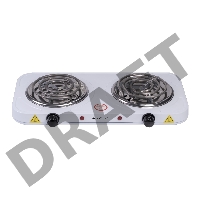 Плитка электрическая Galaxy GL 3004 (белый, 2000 Вт, 1 конфорка)