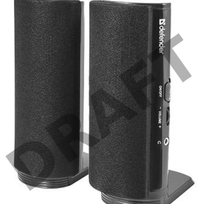 Колонки Defender SPK-210 {2.0, 2x2W, разъем для наушников} 65210