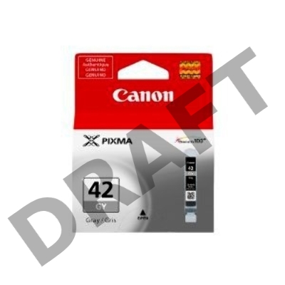 Картридж струйный CLI-42GY (6390B001) для Canon PIXMA PRO-100, серый, 492 стр.