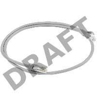Патч-корд Greenconnect прямой, малодымный LSZH 1.0m UTP кат.6, серый, 24 AWG, литой, ethernet high speed, RJ45, T568B, GCR-50740 Greenconnect Патч-корд прямой, малодымный LSZH 1.0m UTP кат.6, серый, 24 AWG, литой, ethernet high speed, RJ45, T568B, GCR-507