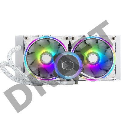 Система охлаждения Cooler Master ML240 ILLUSION White Edition 27mm wide radiator,120mm ARGB Gen2 fan*2,Pump ARGB Gen 2 LED