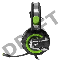 Гарнитура игровая CROWN CMGH-3102 Black&green